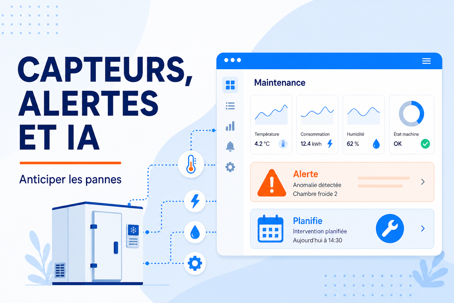 Capteurs, alertes et IA : anticiper les pannes avant qu'elles ne coûtent cher